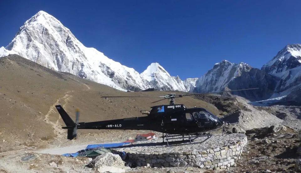 EBC Helicopter tour in Nepal