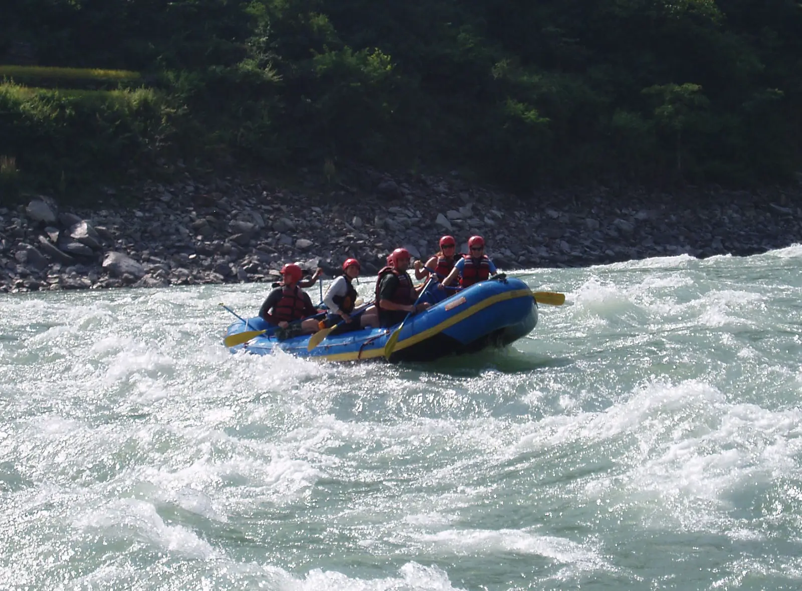 Karnali River Rafting gal