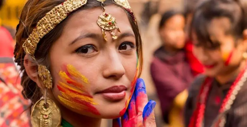 Holi Festival in Nepal 