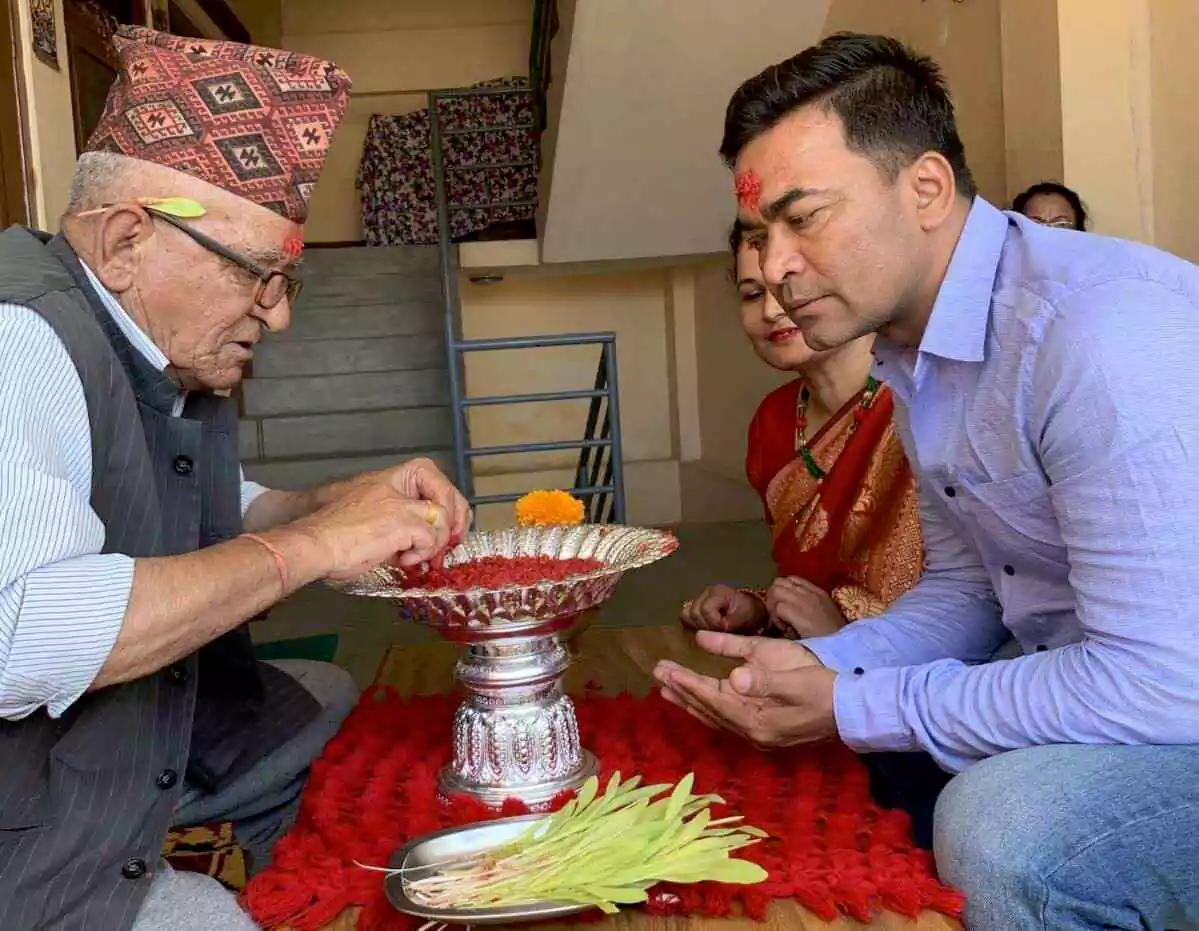 Dashain festival in Nepal